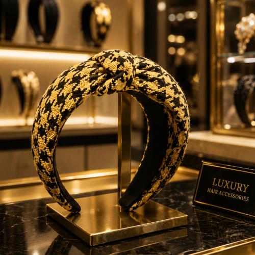 Hair band featuring an eye-catching, modern design...