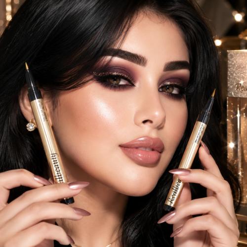 اي لاينر لمعة لون ذهبي من ريال بيوتي