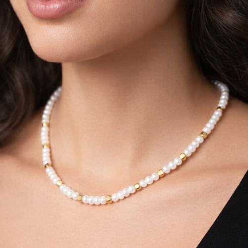 سلسال خرز ناعم ستحصل على قطعة من قلادات الرقبة مع...