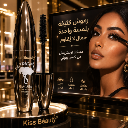 مسكرة النعامة لتكثيف الرموش خيالي من دروب بيوتي