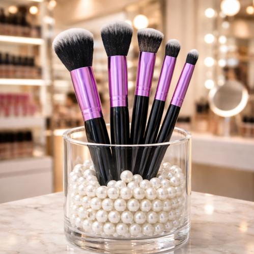 فرش مكياج فرش مكياج احترافية من مكونات صناعية فاخر...