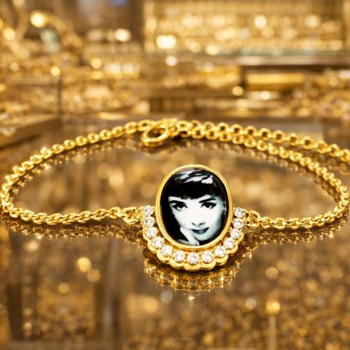 اسوارة نسائية لون ذهبي ضمان الون سنه سوار أنيق و ن...