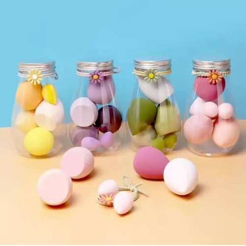 علبة بيوتي بلندر 6 قطع في العلبة لون عشوائي مجموعة...