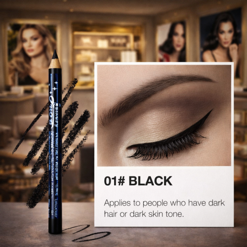 قلم كحل لون اسود من دروب كويتي قلم تحديد عيون مقاو...