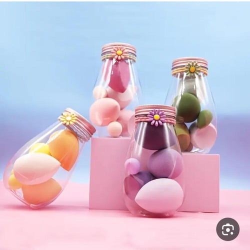 علبة بيوتي بلندر 6 قطع في العلبة لون عشوائي مجموعة...