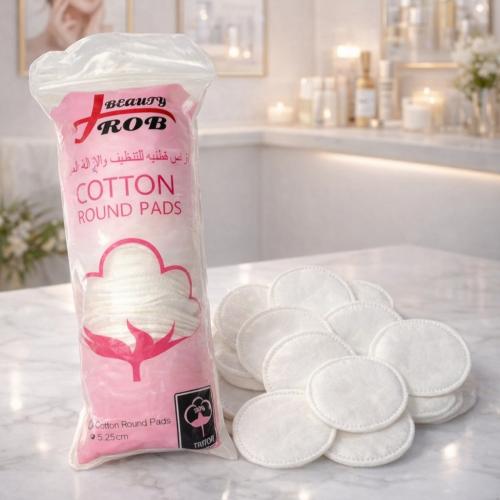 كيس فيه 80 قرص قطن مخيط