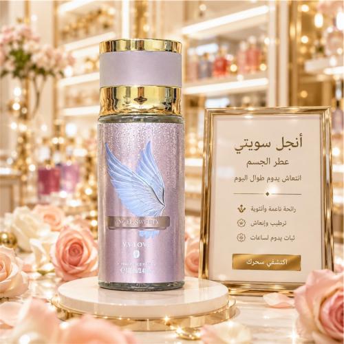 عطر الجسم Angel Sweety امنحي جسمك لمسة من الانتعاش...