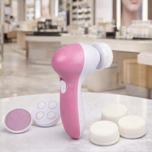 جهاز ب 5 قطع لمساج الوجه والجسم ونضافته