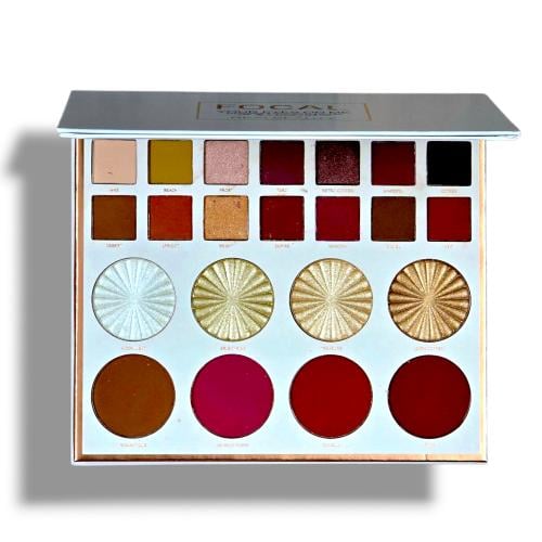 باليت ظل عيون واضائة يدوم طويلاً، ناعم كالحرير، لا...