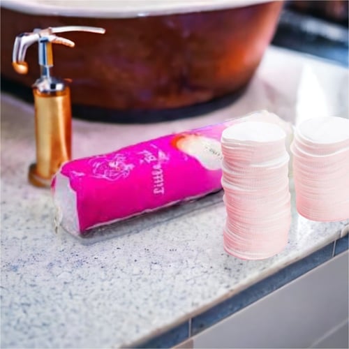 اقراص قطنية لتنظيف البشرة وسادات مكياج قطنية نقية...