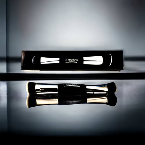 فرشاة مكياج مزدوجة الاطراف 2 في 1 فرشاة كونسيلر لك...