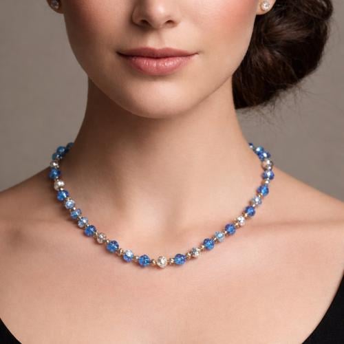 سلسال خرز ناعم ستحصل على قطعة من قلادات الرقبة مع...