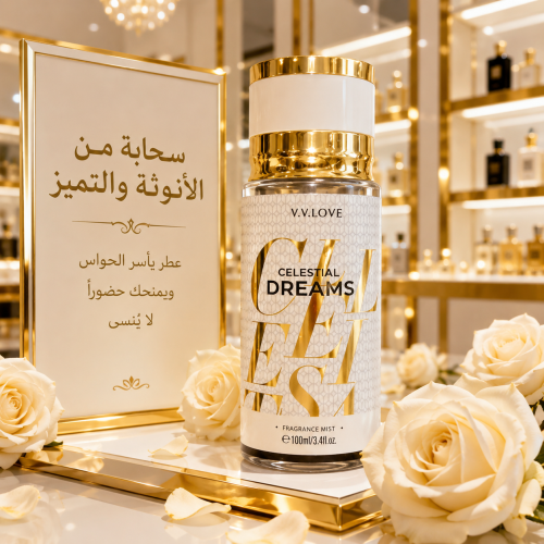عطر الجسم Celestial Dreams امنحي نفسك لمسة من الفخ...