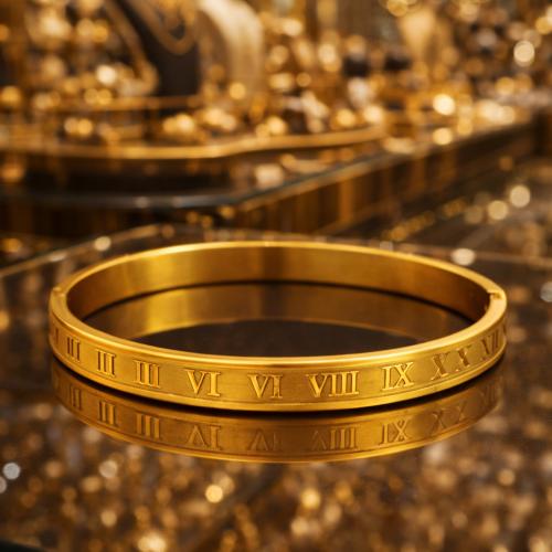 اسوارة نسائية لون ذهبي