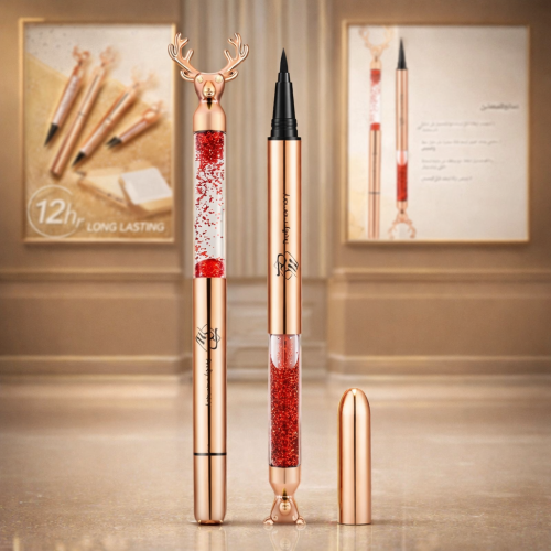 كحل اسود سائل من ريال بيوتي قلم تحديد عيون مقاوم ل...