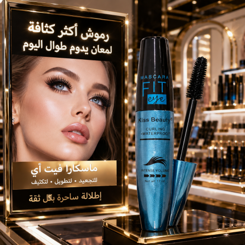 مسكرة ضد الماء تكثف وتطول الرموش من كيس بيوتي مع ه...