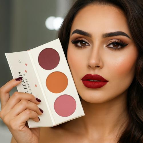 باليت احمر خدود بودر من ريال بيوتي رقم 1 متوهج طبي...