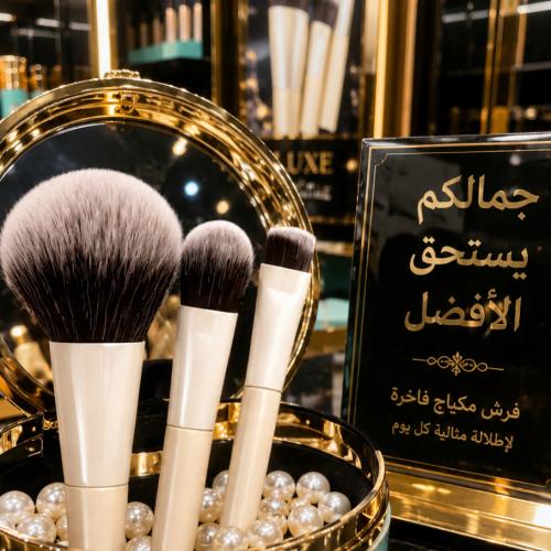 طقم فرش مكياج فرش مكياج احترافية من مكونات صناعية...
