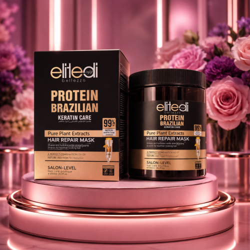 ماسك بروتين برازيلي بالكيراتين – EliteDi Bellezza...