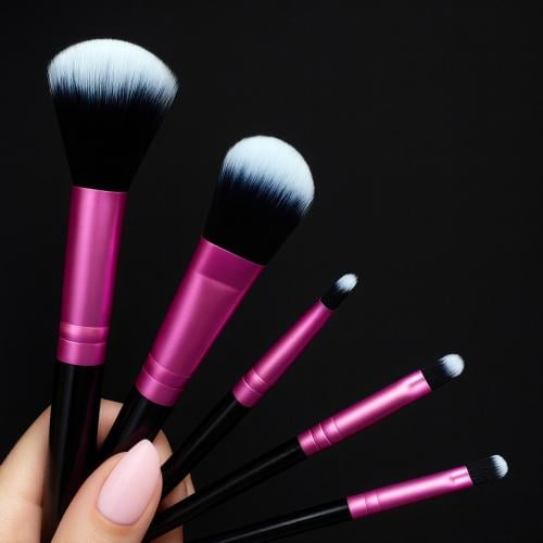 مجموعة فرش مكياج فرش مكياج احترافية من مكونات صناع...