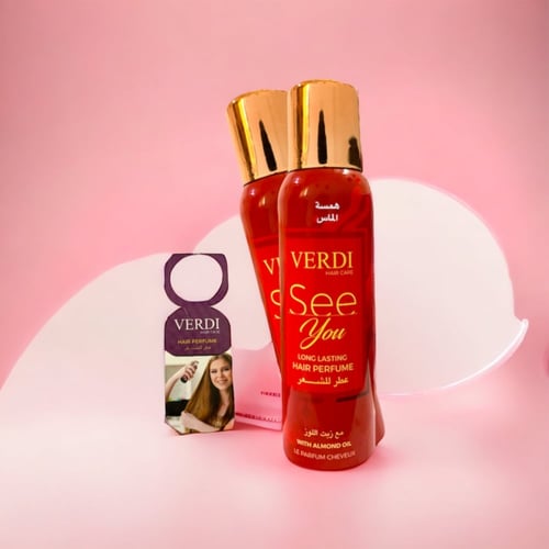 عطر شعر غني بالفيمينات ورائحة الورد منتج مسجل في ه...