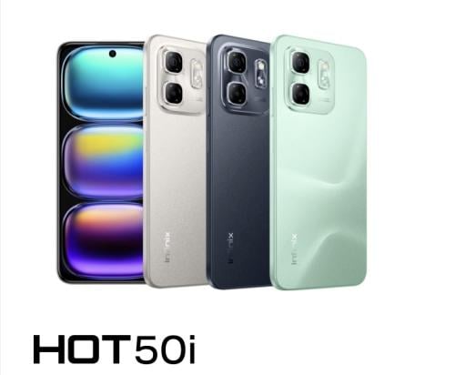 هاتف انفنكس هوت 50i ذاكرة 256جيجا رام 8 جيجا