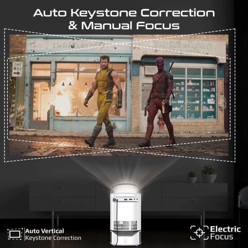 جهاز عرض 4K Ultra HD بتقنية LCD، سطوع 250 لومن ANS...