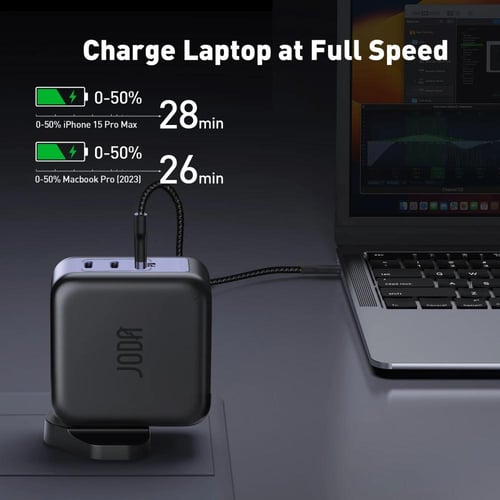 كابل طول واحد متر USB CC مضفر من النايلون FIBER 24...