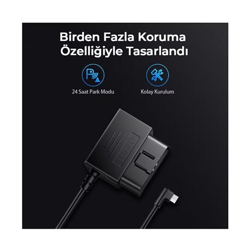 طقم توصيل OBD سلكي، مدخل من النوع C، يدعم وضع ركن...