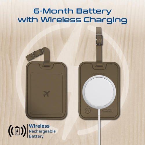 جهاز تتبع ذكي للحقائب مزود بتقنية Apple Find My وم...