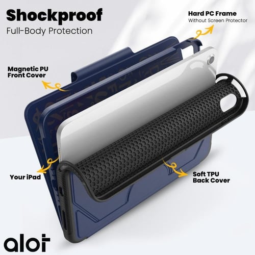 ألوت - جراب حماية ثلاثي الطي مغناطيسي لجهاز آيباد...