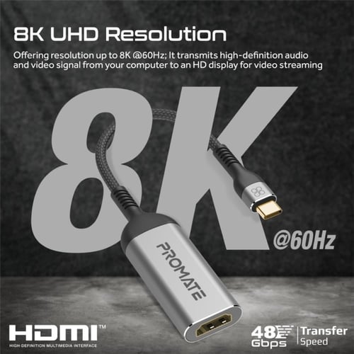 أفضل كابل USB-C إلى HDMI بدقة 8K، متوافق مع أنظمة...