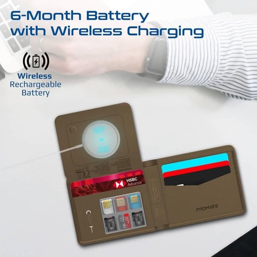 أجمل محفظة جلدية ذكية تدعم Apple Find My مع تقنية...