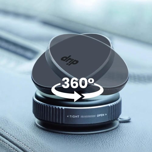 ستاند دريب شفط للجوال مغناطيسي قابل للدواران 360 د...