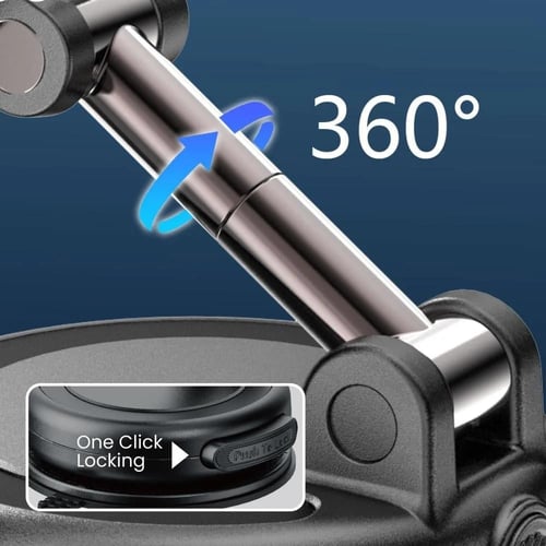 ستاند دريب شفط للجوال مغناطيسي قابل للدواران 360 د...