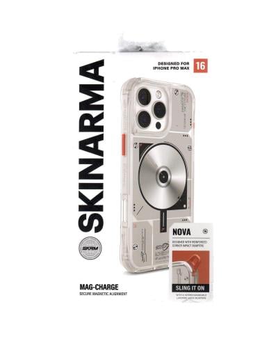 جراب سكين ارما (NOVA) شفاف ماج سيف لون فضي ايفون 1...