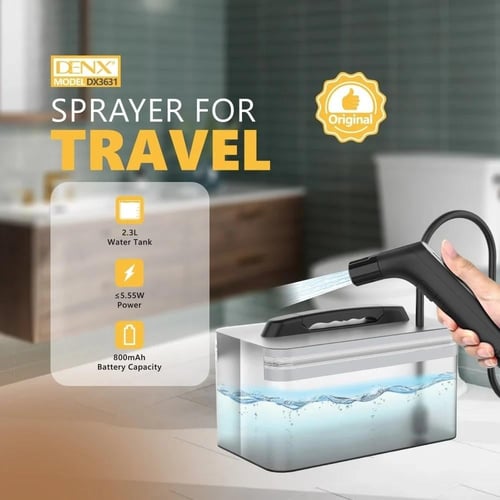 دينكس شطاف كهربائي محمول للسفر قابل لإعادة الشحن -...