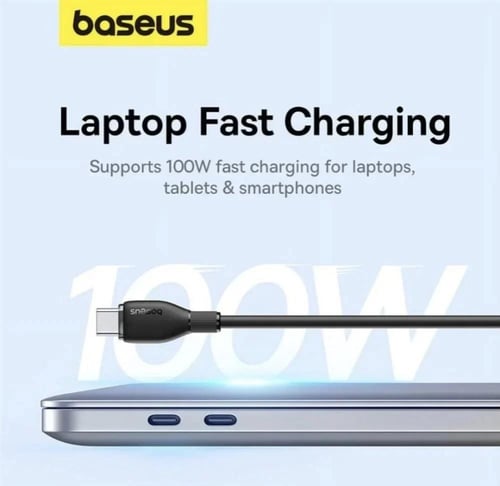 كيبل تايب سي الي تايب سي بيسوس - بطول 1.2 متر بقوة...