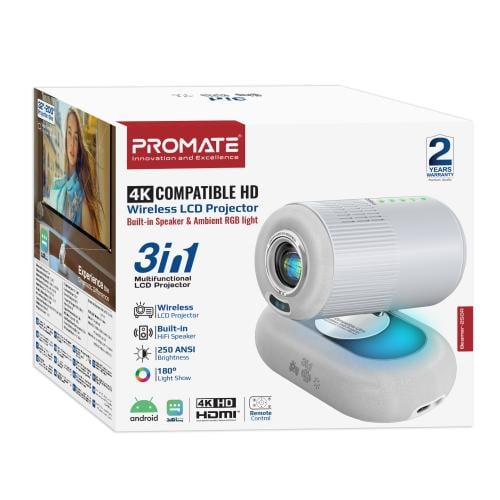 أفضل جهاز عرض LCD لاسلكي جاهز لدقة 4K مع نظام أندر...