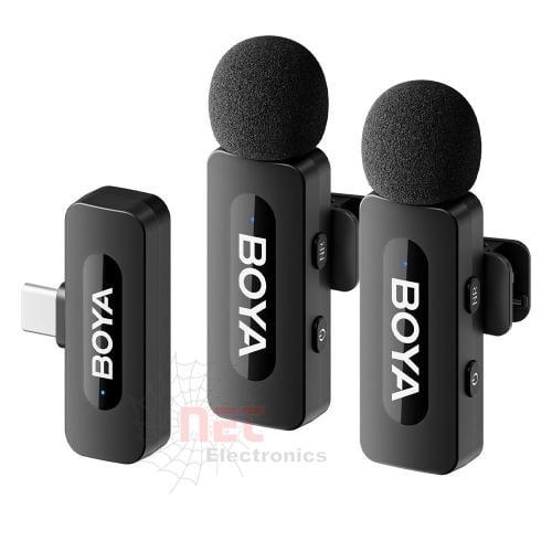 بويا - ميكروفون لافالير لاسلكي BY-V20 لجهاز بواجهة...