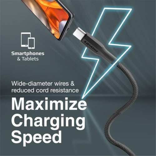 كيبل شحن متين USB-A إلى USB-C™ مصنوع من السيليكون...