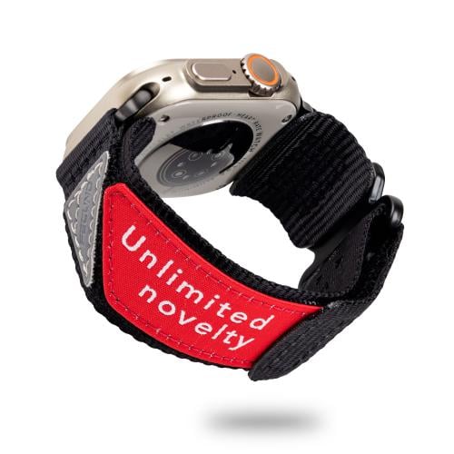 FECUND - سوار ساعة ابل قماش مقاس 42/44/45/49 - اسو...