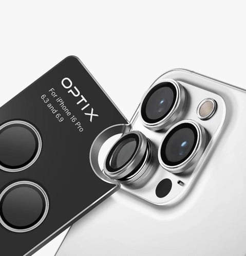 حمايه كاميرا يونيك Aluguard حبات 16 بروماكس اسود