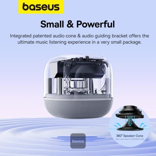 مكبر صوت AeQur V2 بيسوس لاسلكي - ابيض