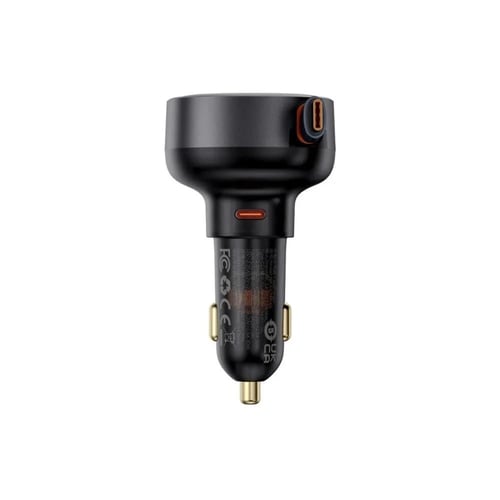 بيسوس - شاحن سيارة Enjoyment Pro قابل للسحب مع كيب...