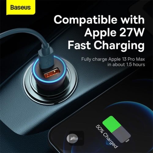 شاحن سيارة بيسوس Golden Contactor Max Dual Fast Ch...
