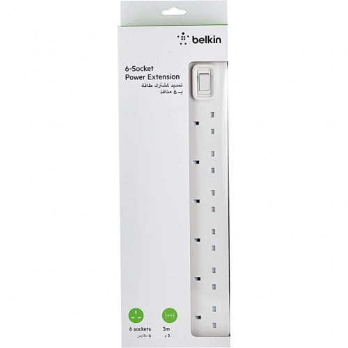 بيلكن - توصيلة 6 منافذ بطول 3 متر