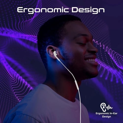 تجربة استماع مريحة مع سماعة أيفون سلكية مريحة ومعت...