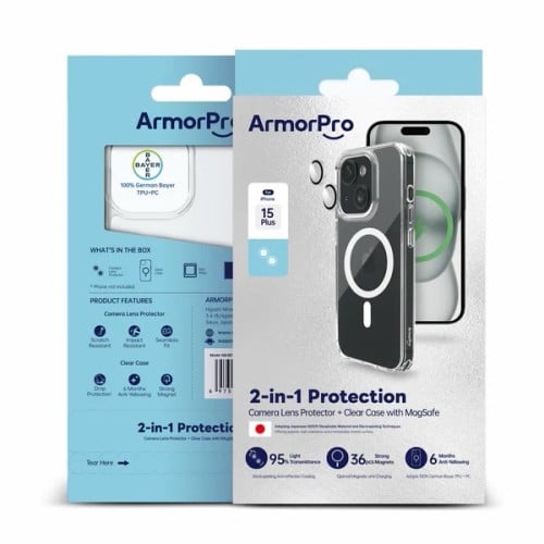 بكج ارمور 15 بلص جراب وحامي كاميرا فقط