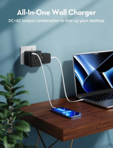 شاحن جداري راف باور بايونير 3 مداخل طاقه ثلاثيه مع...